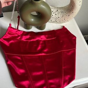 Silk Corset Going Out Top